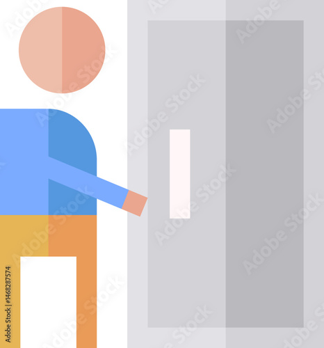 unemployment illustration on a white background     