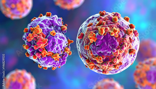 Microscopic View of Adenovirus: Structure and Infection photo
