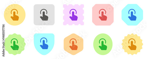 Editable one finger hold vector icon. Part of a big icon set family. Perfect for web and app interfaces, presentations, infographics, etc