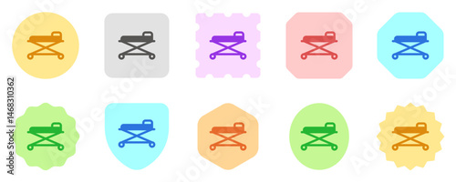 Editable stretcher vector icon. Part of a big icon set family. Perfect for web and app interfaces, presentations, infographics, etc