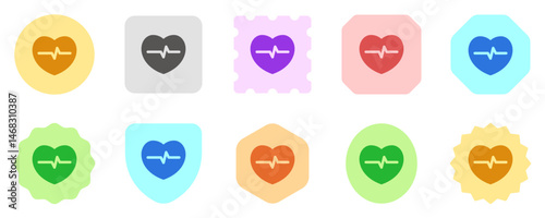 Editable heartbeat vector icon. Part of a big icon set family. Perfect for web and app interfaces, presentations, infographics, etc