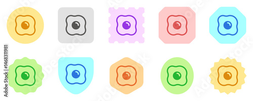 Editable omelet, fried egg vector icon. Part of a big icon set family. Perfect for web and app interfaces, presentations, infographics, etc