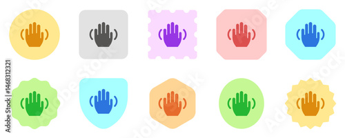 Editable hand gesture wave vector icon. Part of a big icon set family. Perfect for web and app interfaces, presentations, infographics, etc