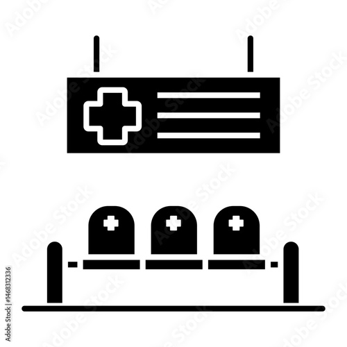 waiting room Solid icon