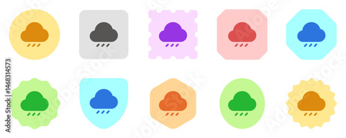 Editable rain, drizzle vector icon. Part of a big icon set family. Perfect for web and app interfaces, presentations, infographics, etc