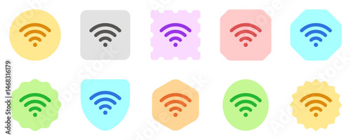 Editable vector wifi access signal icon. Part of a big icon set family. Perfect for web and app interfaces, presentations, infographics, etc