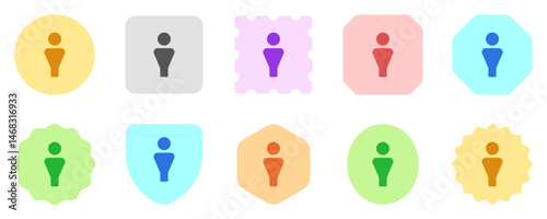 Editable male restroom vector icon. Part of a big icon set family. Perfect for web and app interfaces, presentations, infographics, etc