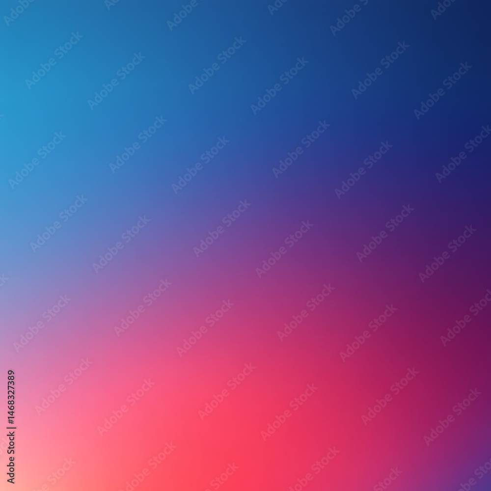 Fototapeta premium Smooth gradient transitioning from blue to pink