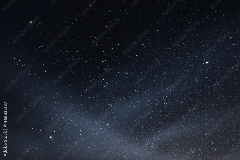 Obraz premium A mesmerizing night sky filled with countless stars, creating a dreamy and peaceful atmosphere.