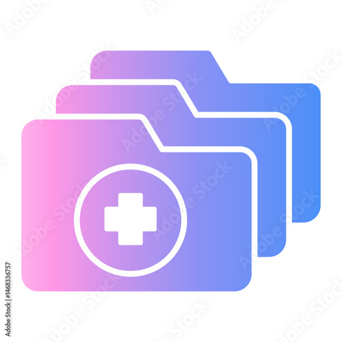 medical records Gradient icon