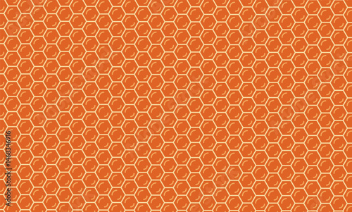 Background honey comb repeat template unique design