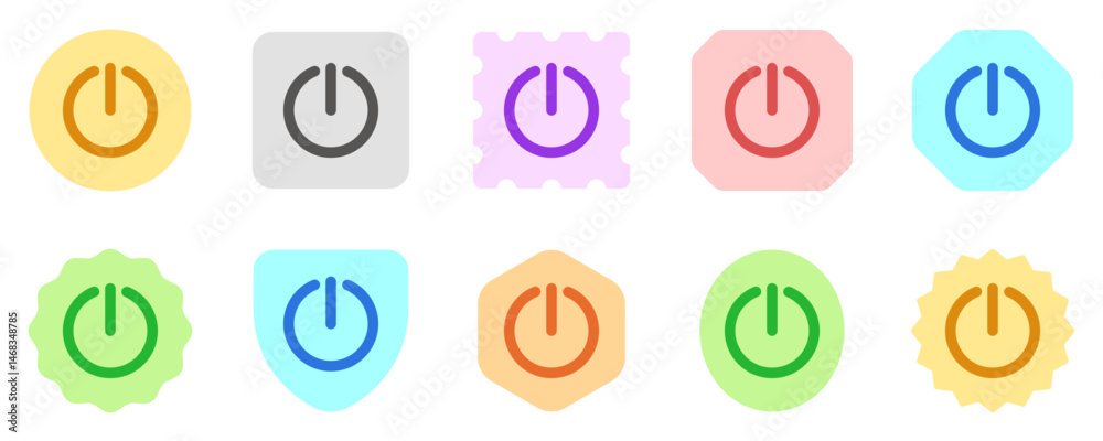 Editable vector power switch icon. Part of a big icon set family. Perfect for web and app interfaces, presentations, infographics, etc Editable vector power switch icon. Part of a big icon set family. Perfect for web and app interfaces, presentations, infographics, etc