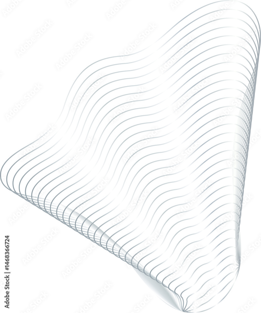 Obraz premium Circle and fluid forms with metallic silver. Modern design elements