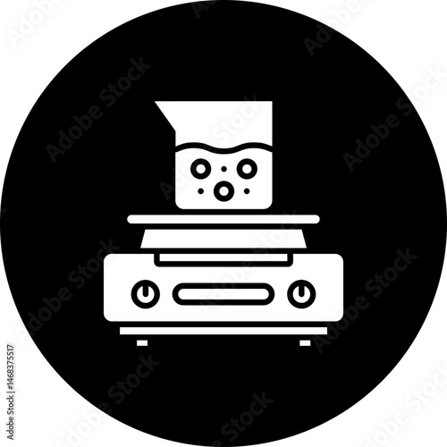 Magnetic Stirrer Icon