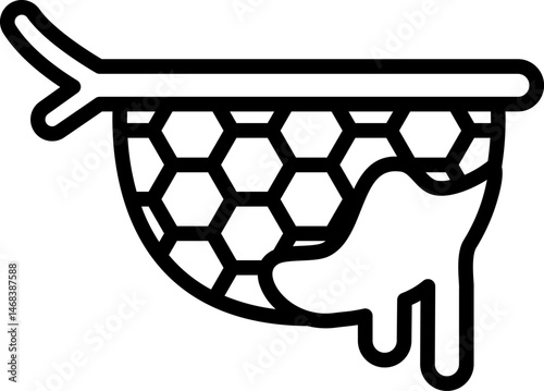 beehive illustration on a white background     