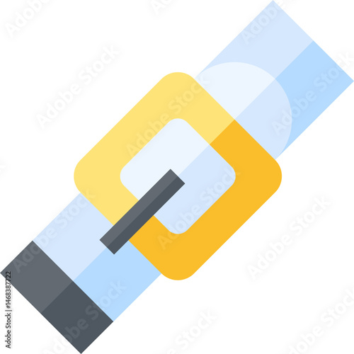 belt illustration on a white background     