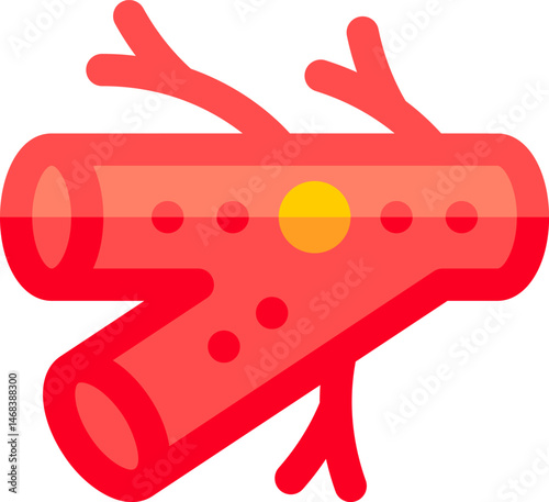 blood vessel illustration on a white background     