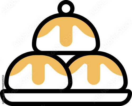 buns illustration on a white background    