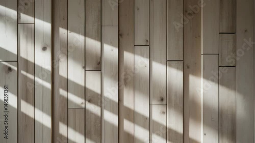 Wallpaper Mural Laminate pattern of wooden strips, wood texture panel background with cladding for furniture interior design, random design floor tiles. Torontodigital.ca