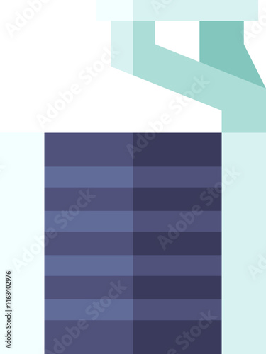 evaporator illustration on a white background     