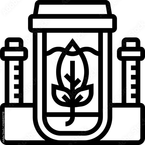 fermentation illustration on a white background    