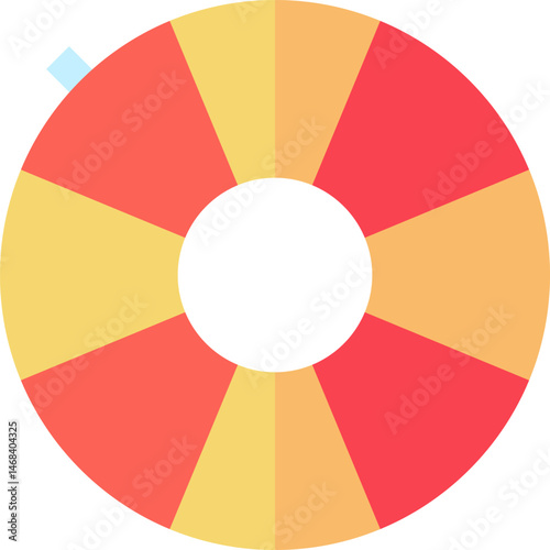 floater illustration on a white background    