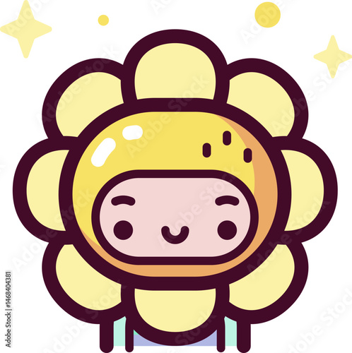 flower (2) illustration on a white background     