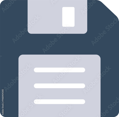 floppy disk illustration on a white background     