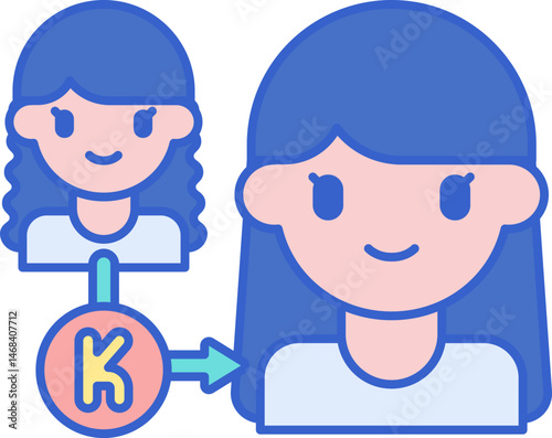 hair treatment (2) illustration on a white background     