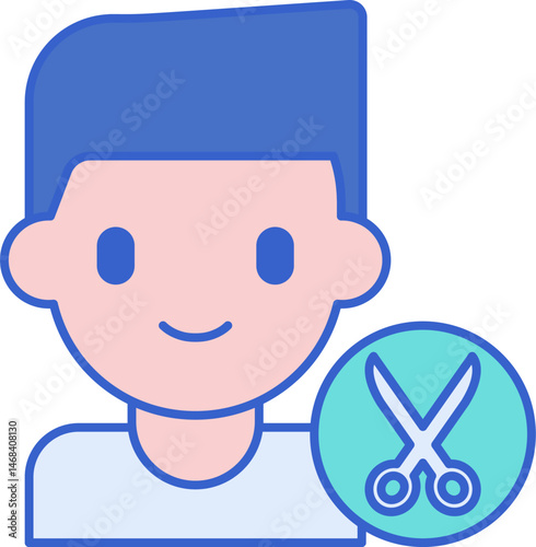 hairstyling (2) illustration on a white background     