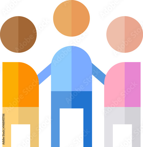 intermediary illustration on a white background     