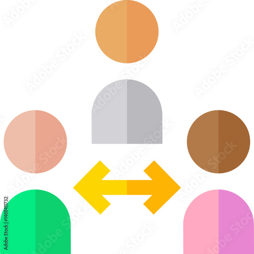 intermediary illustration on a white background     