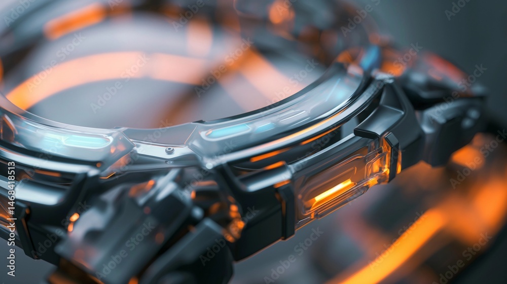 Futuristic Watch Detail