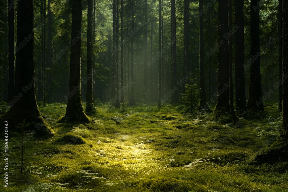 Enchanting Forest Floor