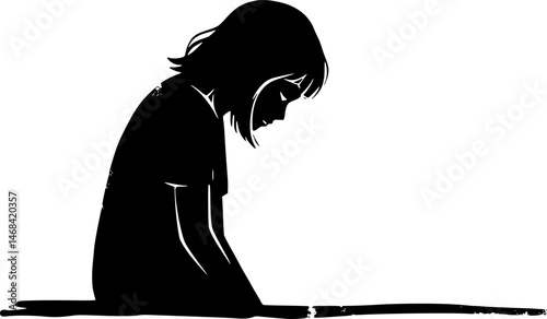 A character giving facepalm reaction, hand drawn icon

