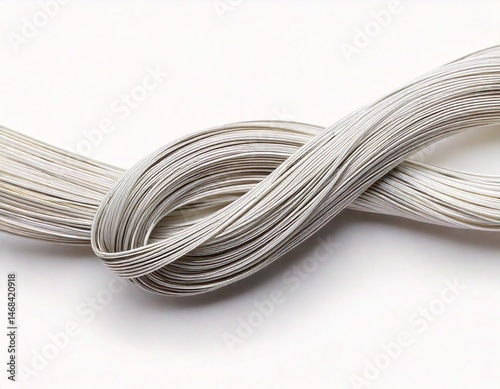 Wire at white background