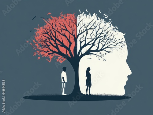 Divided minds, opposing emotions, and fractured relationships.