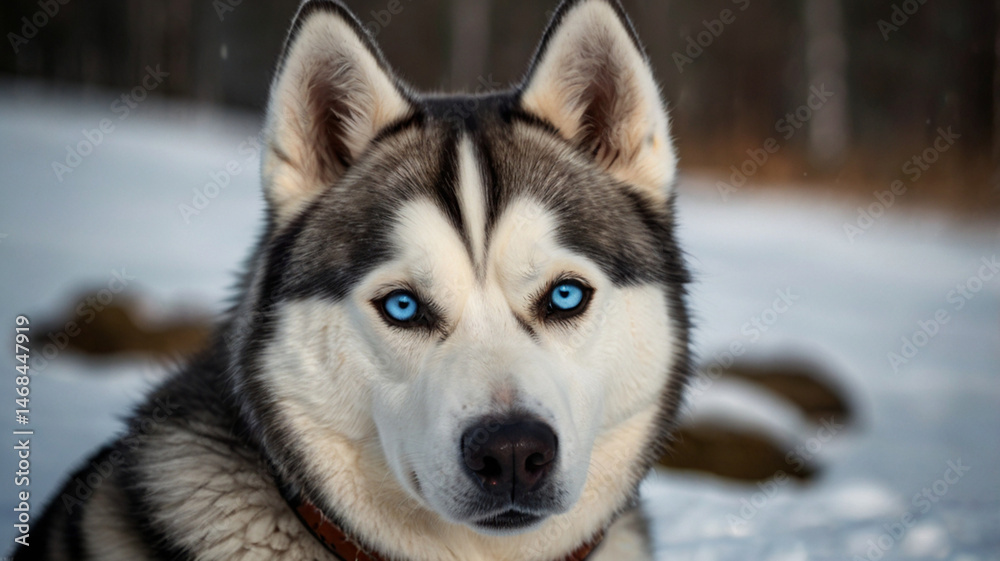 siberian husky dog