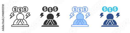 Stimulus Multi Style Icon Set Vector 