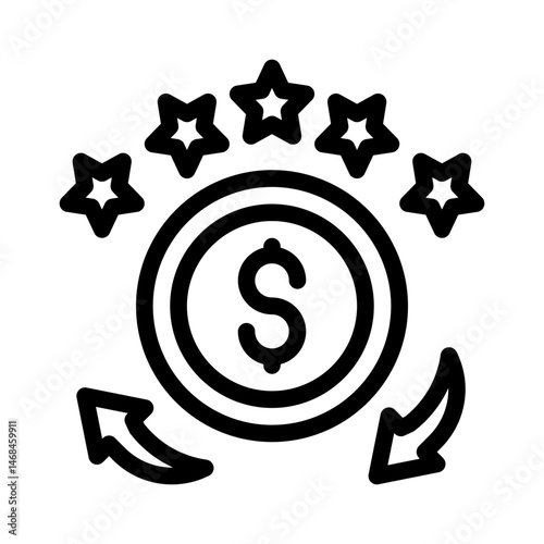 rewards line icon