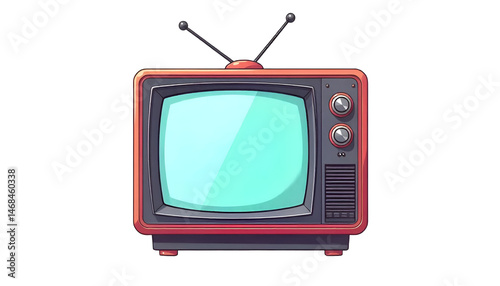 TV or television with transparent background.