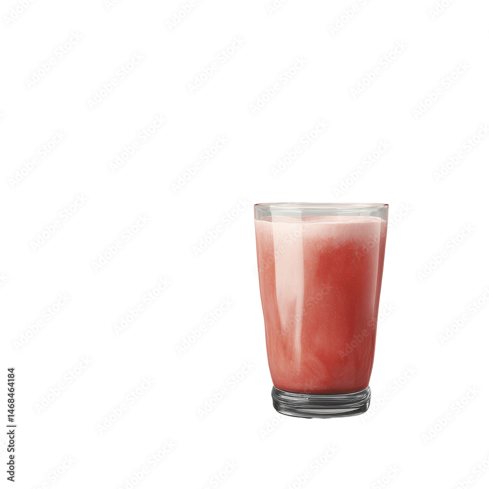 custom made wallpaper toronto digitalRefreshing Pink Smoothie in Glass