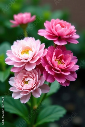 Clusters of pink and white ranunculus, soft focus , texture, blossom, pastel