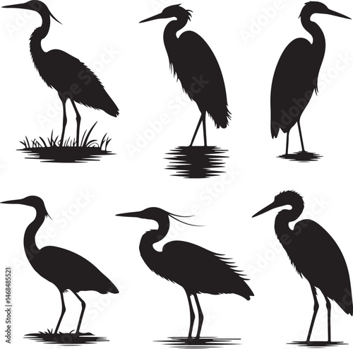 Heron Silhouette SVG – Elegant Bird Design for Nature Crafts & Decor"

"Great Blue Heron Clipart – Minimalist Bird Art for Shirts & Prints"

"Flying Heron SVG – Wildlife Silhouette for Cricut & DIY Pr