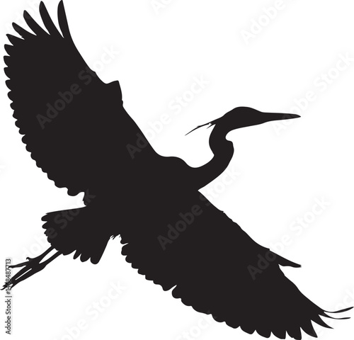 Heron Silhouette SVG – Elegant Bird Design for Nature Crafts & Decor"

"Great Blue Heron Clipart – Minimalist Bird Art for Shirts & Prints"

"Flying Heron SVG – Wildlife Silhouette for Cricut & DIY Pr