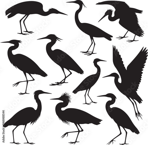 Heron Silhouette SVG – Elegant Bird Design for Nature Crafts & Decor"

"Great Blue Heron Clipart – Minimalist Bird Art for Shirts & Prints"

"Flying Heron SVG – Wildlife Silhouette for Cricut & DIY Pr
