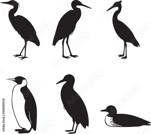 Heron Silhouette SVG – Elegant Bird Design for Nature Crafts & Decor"

"Great Blue Heron Clipart – Minimalist Bird Art for Shirts & Prints"

"Flying Heron SVG – Wildlife Silhouette for Cricut & DIY Pr