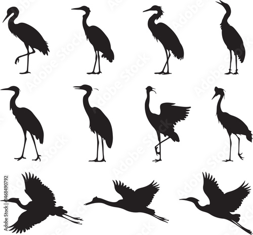 Heron Silhouette SVG – Elegant Bird Design for Nature Crafts & Decor"

"Great Blue Heron Clipart – Minimalist Bird Art for Shirts & Prints"

"Flying Heron SVG – Wildlife Silhouette for Cricut & DIY Pr