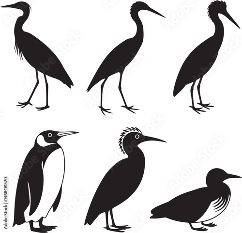Heron Silhouette SVG – Elegant Bird Design for Nature Crafts & Decor"

"Great Blue Heron Clipart – Minimalist Bird Art for Shirts & Prints"

"Flying Heron SVG – Wildlife Silhouette for Cricut & DIY Pr