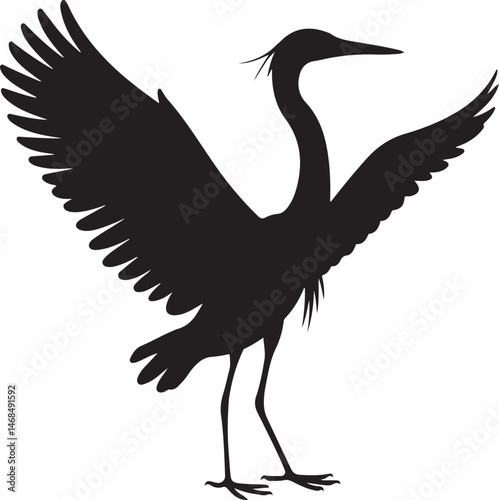 Heron Silhouette SVG – Elegant Bird Design for Nature Crafts & Decor"

"Great Blue Heron Clipart – Minimalist Bird Art for Shirts & Prints"

"Flying Heron SVG – Wildlife Silhouette for Cricut & DIY Pr